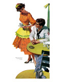 Girls Are For The Asking - Saturday Evening Post "Leading Ladies", May 24, 1958 pg.31 Reproduction procédé giclée par Morgan Kane