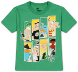 Youth: Phineas and Ferb - Super 8 T-Shirt