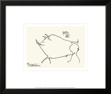 Pig Print by Pablo Picasso