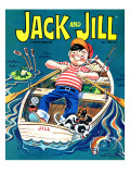 Fishing  - Jack and Jill, July 1967 Giclee Print by Robert Jefferson
