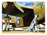 Military Dog - Jack and Jill, November 1942 Giclee Print by Manning de V. Lee
