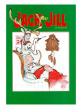 Sleeping Santa - Jack and Jill, December 1983 Giclee Print by Dennis Anderson