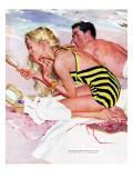 No Man Is Worth It  - Saturday Evening Post "Leading Ladies", February 7, 1953 pg.20 Giclee Print by Joe de Mers
