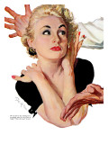 No Wedding Bells for Me - Saturday Evening Post "Leading Ladies", April 11, 1953 pg.23 Giclée-Druck von Joe deMers