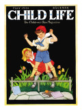 Showing Off   - Child Life, May 1931 Giclee Print by Hazel Frazee