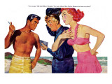 No Women Allowed - Saturday Evening Post "Leading Ladies", September 15, 1951 pg.28 Giclee Print by George Englert