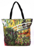 Waterlillies Pink Harmony Tote Bag por Claude Monet