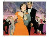Second Elopement  - Saturday Evening Post "Leading Ladies", August 8, 1953 pg.24 Giclée-Druck von Robert Meyers