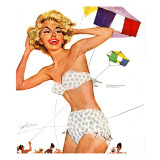 Doctor's Holiday  - Saturday Evening Post "Leading Ladies", July 30, 1960 pg.16 Giclee Print by Joe de Mers