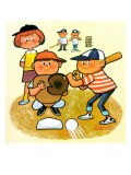 Batter Up - Jack and Jill, August 1964 Giclee Print by Lee de Groot