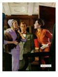 Divorce for Sale - Saturday Evening Post "Leading Ladies", January 10, 1953 pg.21 Giclee Print by R.G. Harris