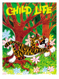 Happy Tiger - Child Life, March 1972 Giclee Print by Bob Beckett