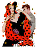 Lily, Queen of the Movies B - Saturday Evening Post "Leading Ladies", September 2, 1950 pg.21 Giclee Print by Bernard D'Andrea