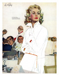 Too Young for Trouble - Saturday Evening Post "Leading Ladies", May 7, 1960 pg.42 Giclee Print by Coby Whitmore