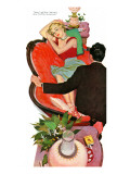 Lonely Honeymoon  - Saturday Evening Post "Leading Ladies", March 11, 1950 pg.28 Giclee Print by Joe deMers