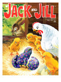 Easter Surprise - Jack and Jill, April 1968 Giclee Print by Rae Owings