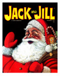 Santa's Bag of Toys - Jack and Jill, December 1967 Giclee Print by Lesnak 