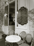 Cafe, Quai De L'Hotel De Ville, Marais District, Paris, France Photographic Print by Jon Arnold