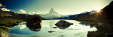 Switzerland, Valais, Zermatt, Lake Stelli and Matterhorn (Cervin) Peak Photographic Print by Michele Falzone