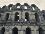 Tunisia, Tunisian Central Coast, El Jem, Roman Colosseum, B; 238 Ad Photographic Print by Walter Bibikow
