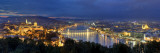 Hungary, Budapest, Castle District, Royal Palace and Chain Bridge over River Danube Photographic Print by Michele Falzone