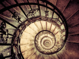 Hungary, Budapest, St; Stephen Cathedral (Szent Istvan Bazilika), Staircase to Dome Photographic Print by Michele Falzone