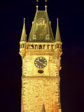 Czech Republic, Prague; the Astronomical Clock Lit Up at Staromestke Namesti, the Old Town Square Photographie par Ken Sciclina
