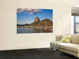 Brazil, Rio De Janeiro, Botafogo, View of Sugar Loaf Wall Mural by Jane Sweeney