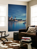 Switzerland, Zurich, Old Town and Limmat River Wall Mural by Michele Falzone