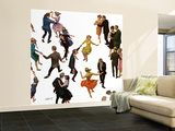 "Different Dancing Styles," November 4, 1961 Wall Mural – Large by Thornton Utz