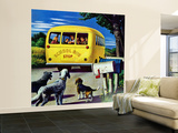 "School Bus," September 2, 1944 Wall Mural – Large by Stevan Dohanos