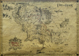 Lord of the Rings-Map Posters