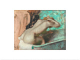 Woman Seated on a Bathtub Prints by Edgar Degas