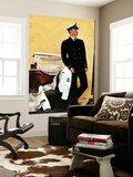 "New Naval Officer," July 10, 1943 Wandgemälde von John Falter