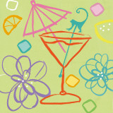 Martini Prints by Rebecca Lyon