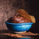Chocolate Cream Art by Christine Fleurent