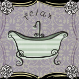 Relax Posters by Rebecca Lyon