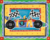 Race Car Posters by Alison Jerry