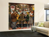 "Lunch Counter," October 12, 1946 Wall Mural – Large par John Falter
