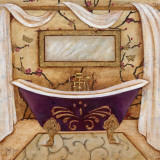 Purple Passion Bath I Prints