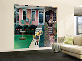 "Tidy and Sloppy Neighbors," July 1, 1961 Wall Mural – Large by John Falter