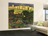 "Central Park Rainbow," April 30, 1949 Wall Mural – Large by John Falter