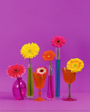 Pop Flowers Print by Camille Soulayrol