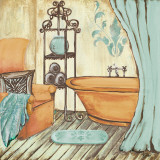 Chateau Bath I Print by Gina Ritter