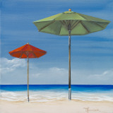 Coastal Scene II Print by Tiffany Hakimipour