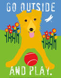 Go Outside and Play Art by Ginger Oliphant