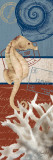 Seaside Panel I Prints by Elizabeth Medley