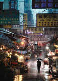 Market under the Rain, Honk Kong, c.2009 Posters par Christophe Jacrot