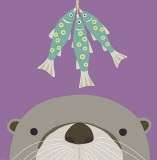 Yuko Lau - Peek-a-Boo Otter - Tablo Yuko Lau - Peek-a-Boo Otter - Tablo