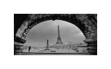 Paris, Under the Bridge Lámina giclée por Sabri Irmak